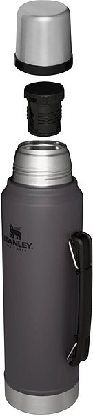 Thermos Stanley Thermos Legendary Classic 1l Charcoal dark grey ...