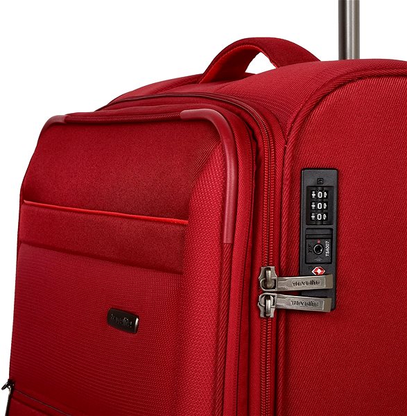 Cestovný kufor Travelite Capri Red ...