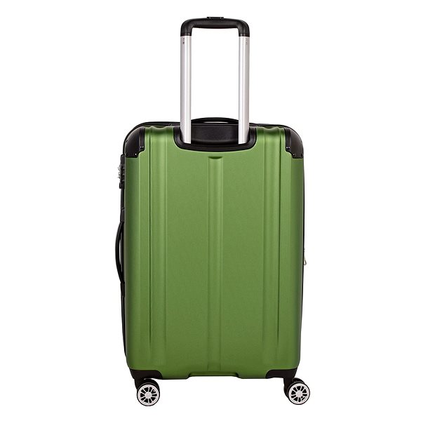 Travelite City 4W M Green suitcase .