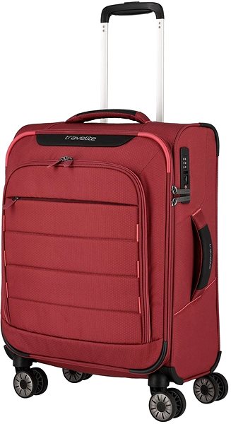 Travelite Skaii 4W suitcase set S,M,L Red .