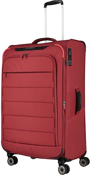 Travelite Skaii 4W suitcase set S,M,L Red .