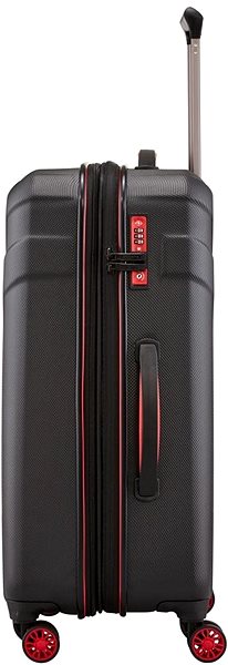 Cestovný kufor Travelite Vector 4W M Black ...