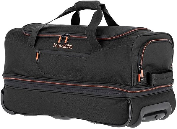 Travelite Basics Wheeled duffle bag S Black/blue Optional