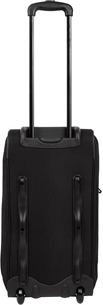 Cestovná taška Travelite Basics Wheeled duffle S Black/blue Zadná strana