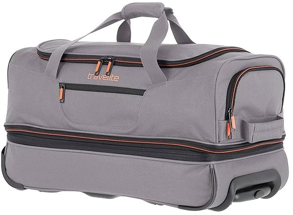 Travelite Basics Wheeled duffle bag S Grey/green Lifestyle