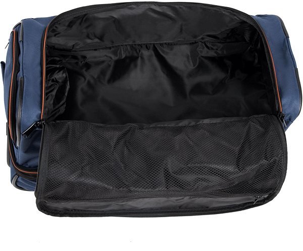 Cestovná taška Travelite Basics Wheeled duffle S Navy/orange Vlastnosti/technológia