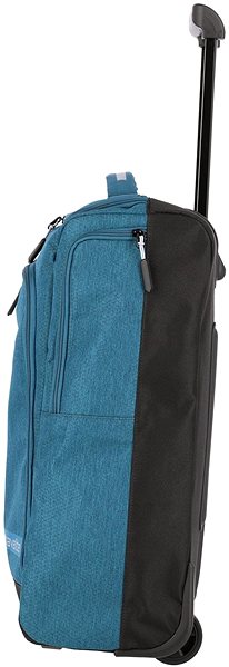 Travelite Kick Off Wheeled Duffle Bag S Petrol Side View