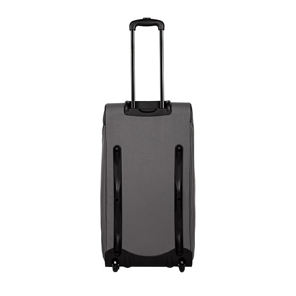 Cestovná taška Travelite Basics Wheeled duffle L Grey/green Zadná strana