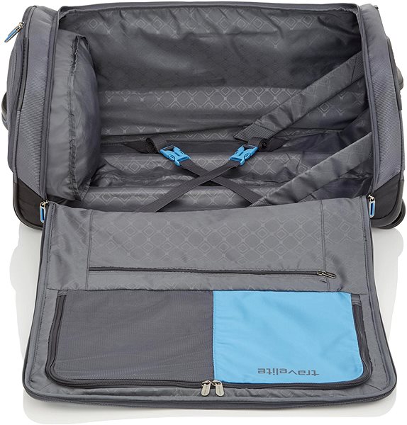 Cestovná taška Travelite CrossLITE Wheeled duffle L Anthracite Vlastnosti/technológia