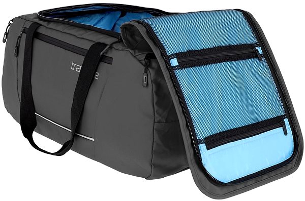Športová taška Travelite Basics Sportsbag Anthracite Bočný pohľad