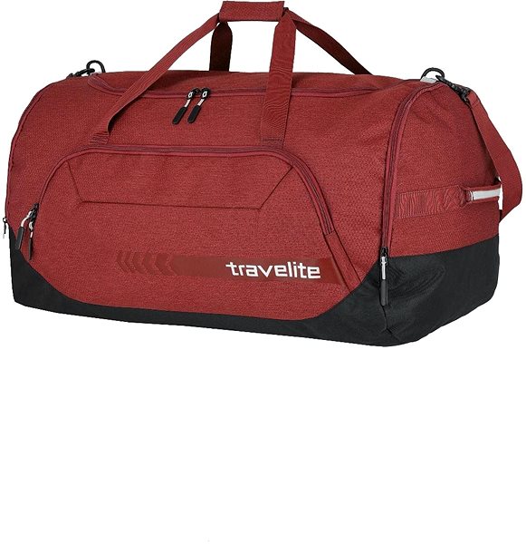 Športová taška Travelite Kick Off Duffle XL Red Bočný pohľad