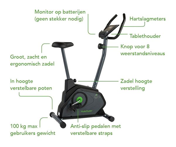 Szobabicikli Tunturi Cardio Fit B30 Bike ...