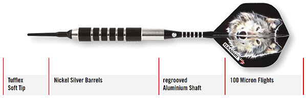 Elkadart Lone Wolf - 14g darts.