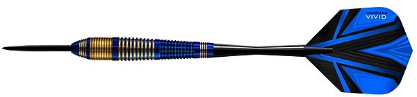 Harrows Steel Vivid Blue - 23g darts.