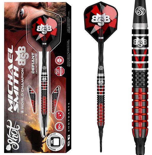Shot Michael Smith – Defiant – 18g darts.