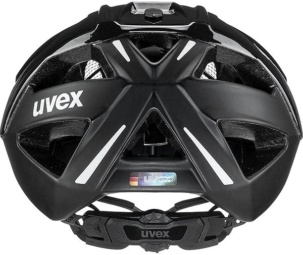 Prilba na bicykel Uvex gravel x all black 52 – 57 cm Zadná strana