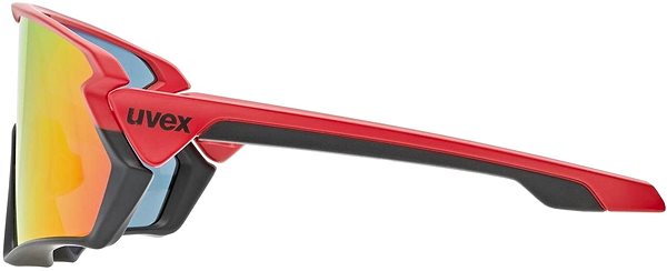 Kerékpáros szemüveg Uvex sport napszemüveg 231 red bl.m./mir.red Oldalnézet