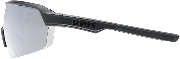 Kerékpáros szemüveg Uvex sport napszemüveg 227 black mat/mir.silver Oldalnézet