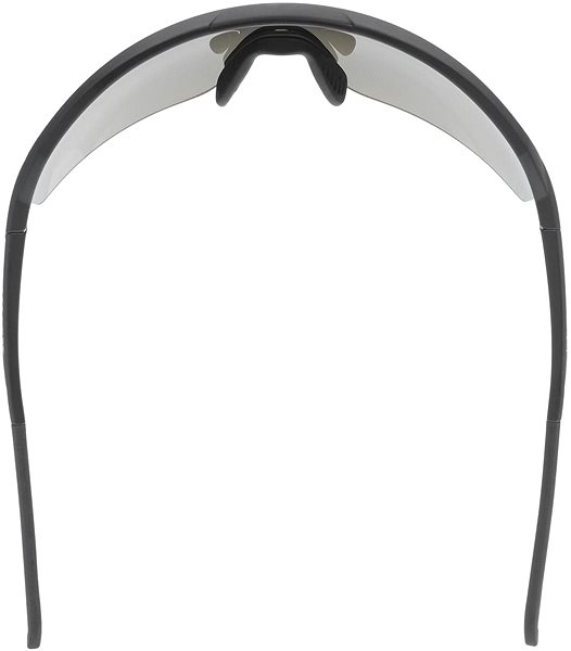 Kerékpáros szemüveg Uvex sport napszemüveg 227 black mat/mir.silver Képernyő
