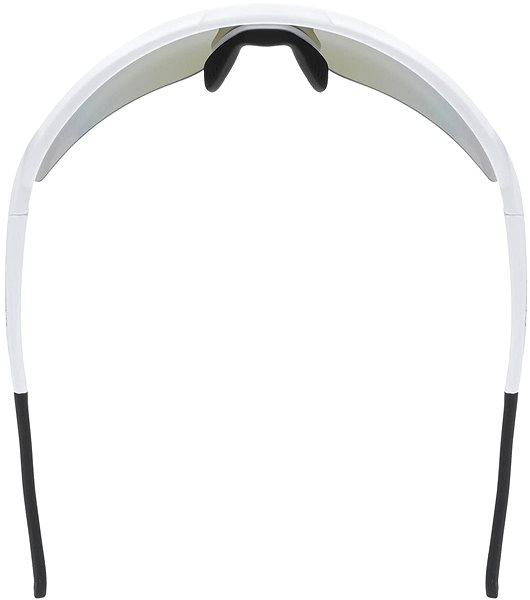 Cyklistické okuliare Uvex športové okuliare 227 white mat/mir.blue Screen