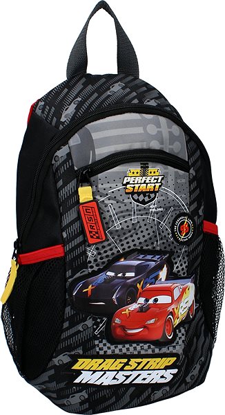 Batoh Vadobag Cars M, černá Boční pohled
