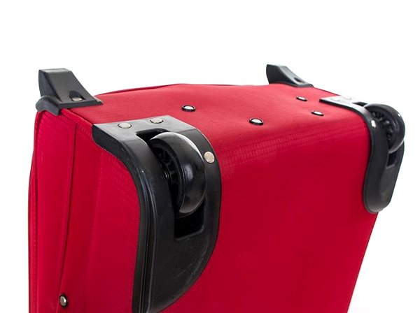 Cestovný kufor Pretty Up TEX15 textilný, malý, červený ...