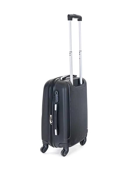 Cestovní kufr Pretty Up ABS16 plastový na kolečkách, malý, černý ...