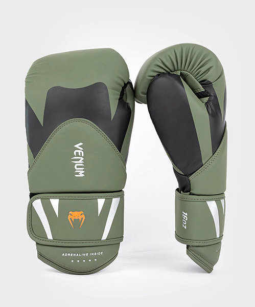 Boxing Gloves Venum Boxing Gloves CHALLENGER 4.0 - khaki / black - 10 Oz .
