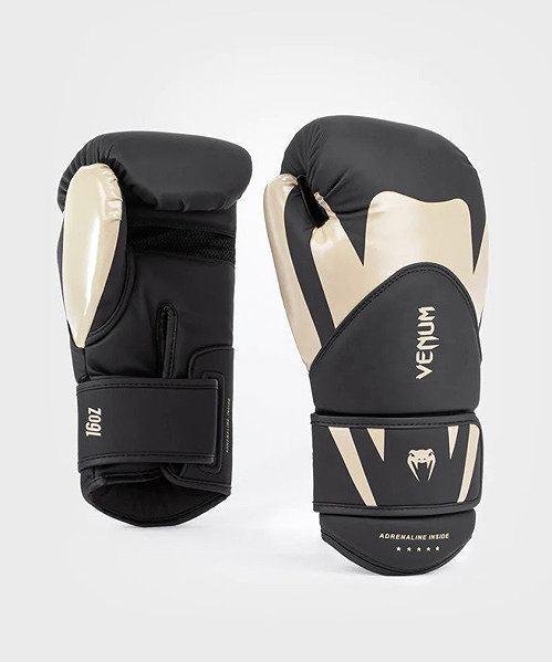 Boxing gloves Venum Boxing gloves CHALLENGER 4.0 - black / beige - 16 oz .