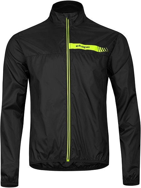Etape Bora 2.0 Bike Jacket Black/Yellow Fluo XL .