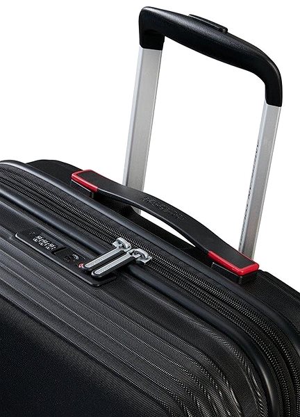 Cestovný kufor American Tourister Triple Trace SPINNER TSA Black/Red Vlastnosti/technológia 2