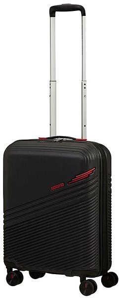 Cestovný kufor American Tourister Triple Trace SPINNER TSA Black/Red Screen