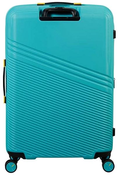 Bőrönd American Tourister Triple Trace Spinner 76/28 EXP Turquoise/Yellow Hátoldal