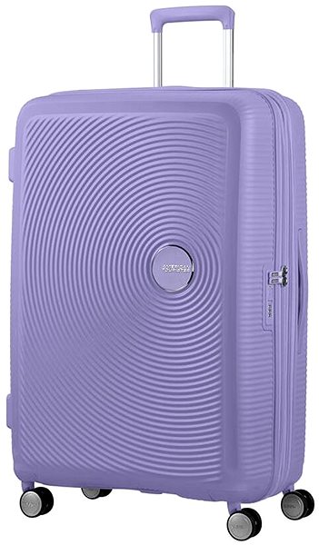 Cestovný kufor American Tourister Soundbox Spinner 77/28 EXP TSA Lavender ...