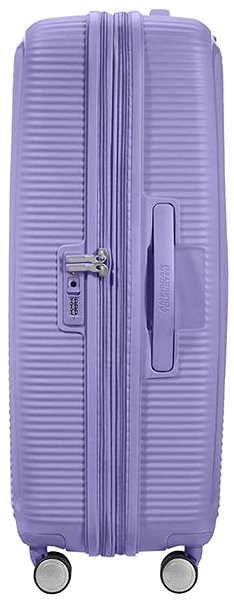 Cestovný kufor American Tourister Soundbox Spinner 77/28 EXP TSA Lavender ...