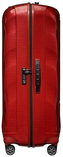 Bőrönd Samsonite C-lite Spinner 86/33 Chili Red Oldalnézet