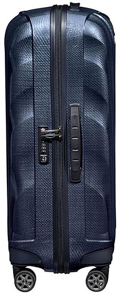 Bőrönd Samsonite C-lite Spinner 69/25 Midnight Blue Oldalnézet