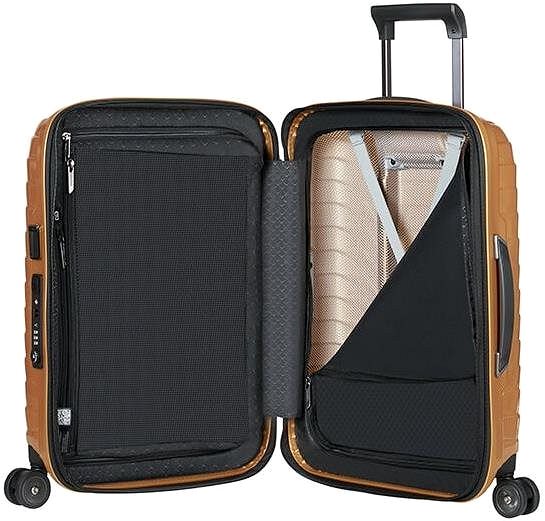 Cestovný kufor Samsonite Proxis Spinner 55 EXP Honey Gold Vlastnosti/technológia 2