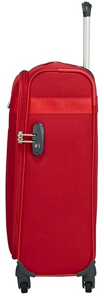 Cestovný kufor Samsonite CityBeat Spinner 55/20 35 cm Red Bočný pohľad