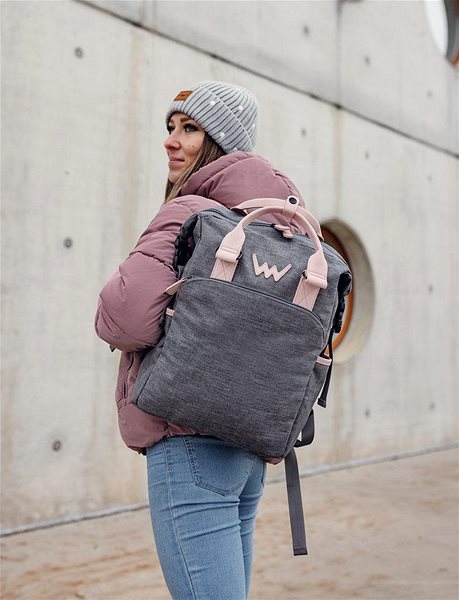 VUCH Lien Grey Backpack.