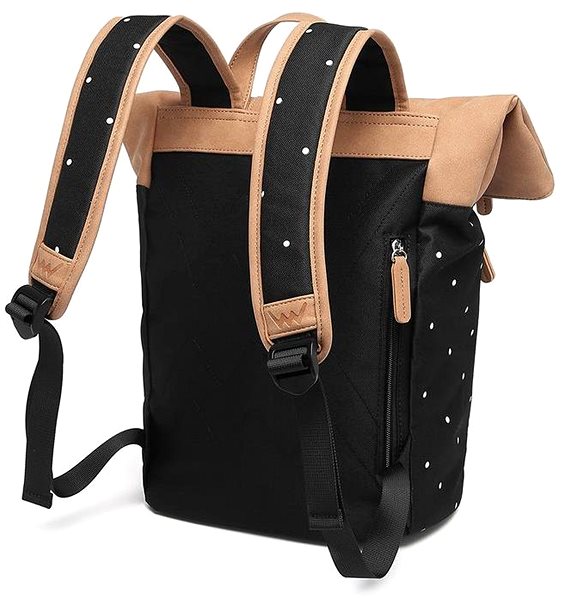 VUCH Mellora Dotty Brown Backpack.