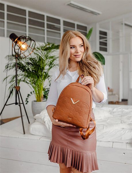 VUCH Arlen Fossy Brown Backpack.