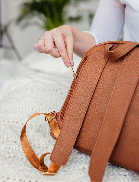 VUCH Arlen Fossy Brown Backpack.