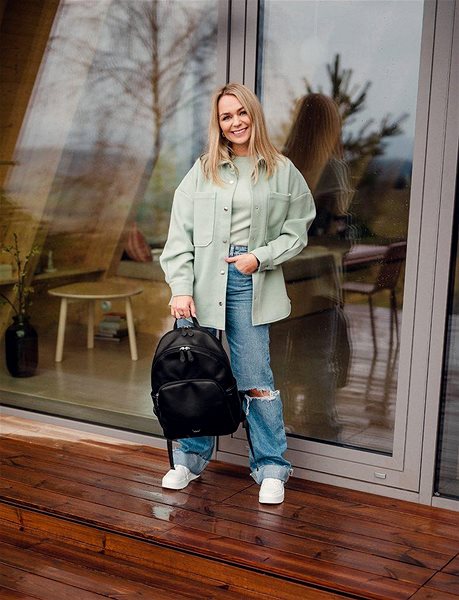 VUCH Elwin Black Sports Backpack.