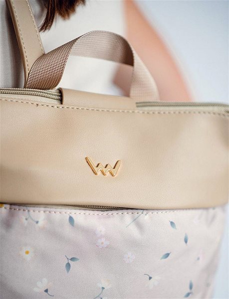VUCH Glenn Maedow Beige Backpack.