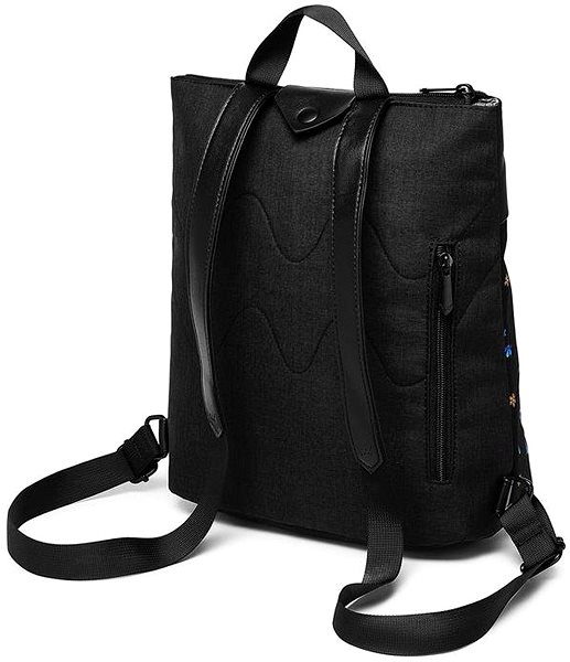 VUCH Glenn Maedow Black Backpack.