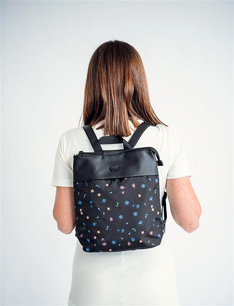 VUCH Glenn Maedow Black Backpack.
