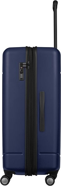 Cestovný kufor s TSA zámkom Wenger Packer, L, modrý Bočný pohľad