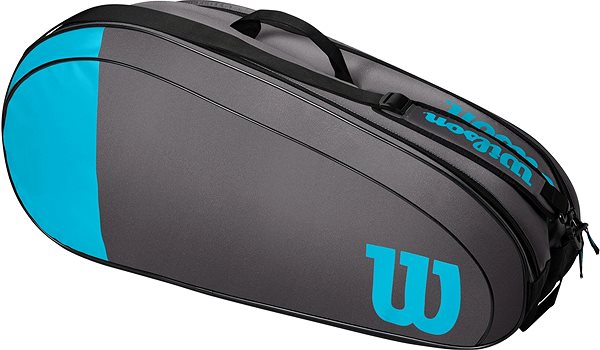 Športová taška WILSON TEAM 6PK sivo-modrá Bočný pohľad