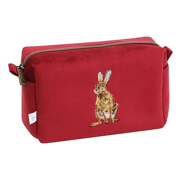 Cosmetic bag Wrendale Designs Embroidered cosmetic bag Hare .